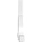 Ekena Millwork Ericson Architectural Grade PVC Gable Bracket, 108"W x 36"H x 4"D x 4"F, 8/12 Pitch GBP108X36X0404ERI00 - alternate 2